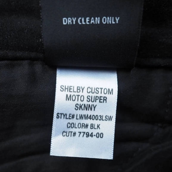 Hudson French Lamb Nubuck Stretch Shelby Custom Moto Super Skinny - Picture 7 of 9